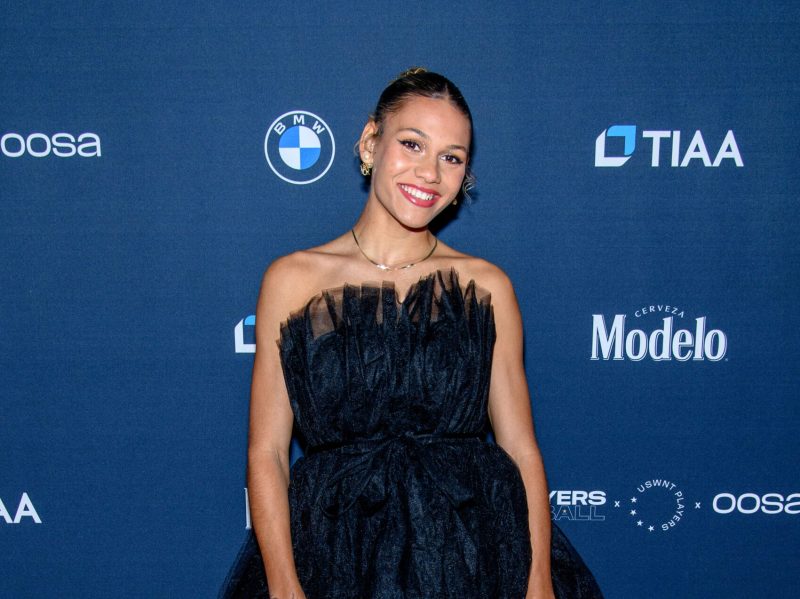 Trinity Rodman at the United States Women's National Team "Players' Ball" at Pier 61 at Chelsea Piers on November 14, 2022
