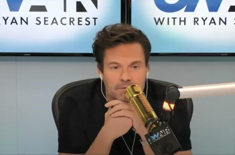 A screenshot from Ryan Seacrest's radio show On Air With Ryan Seacrest