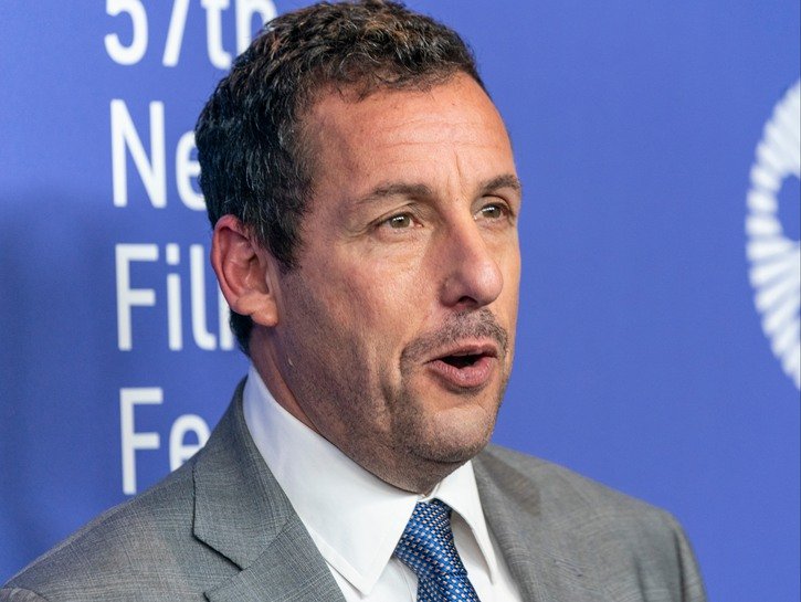 Adam Sandler at "Uncut Gems" premiere in 2019