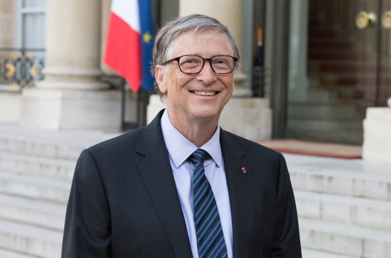Bill Gates, billionaire and father of Phoebe Adele Gates, in Paris, France in 2018
