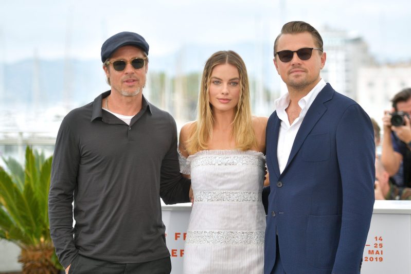 Brad Pitt Leonardo DiCaprio Margot Robbie Fighting
