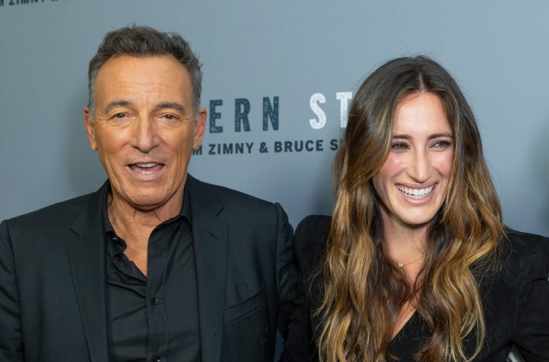 Bruce Springsteen with his daughter Jessica Springsteen in 2019