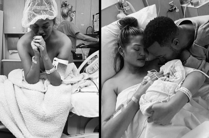 Chrissy Teigen and John Legend after emotional miscarriage