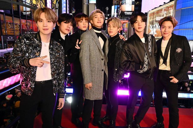 BTS perform on Dick Clark's New Year's Rockin' Eve.