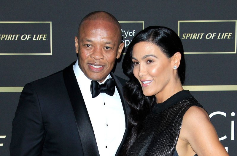 Dr. Dre and wife Nicole Young at the City of Hope Gala in 2018