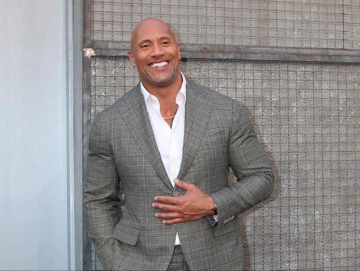 Dwayne "The Rock" Johnson at _Rampage_ movie premiere