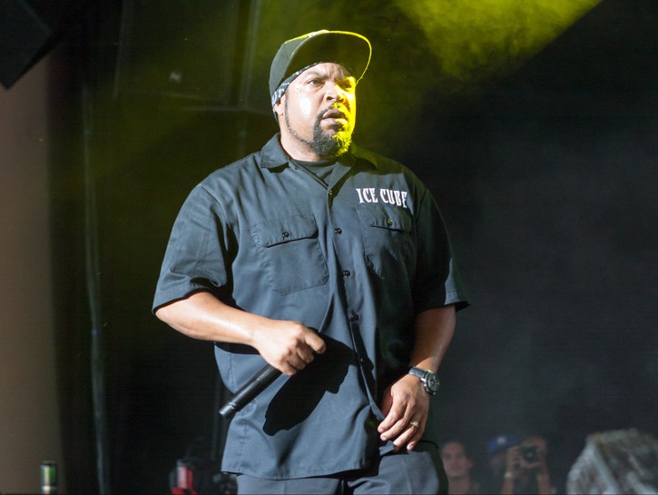 Ice Cube performing at a concert