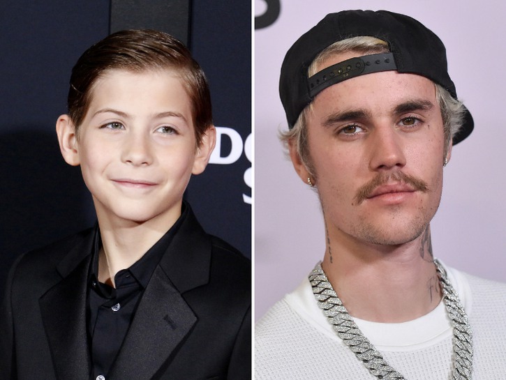Jacob Tremblay and Justin Bieber