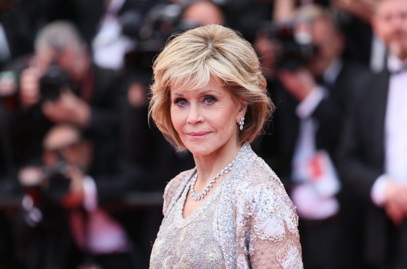 Jane Fonda at "Blackkklansman" premiere in 2018