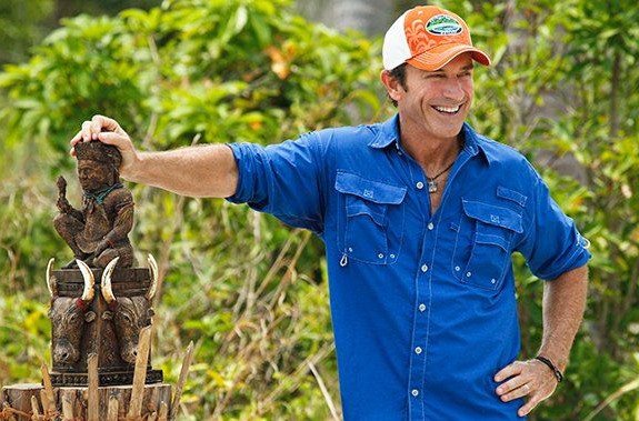 Jeff Probst hosting _Survivor_