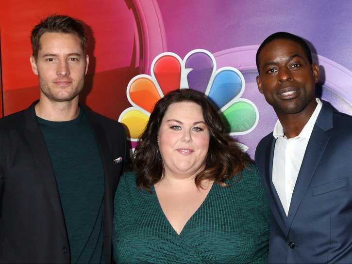 Justin Hartley, Chrissy Metz, Sterling K Brown at the NBC/Universal TCA Winter 2017 at Langham Hotel