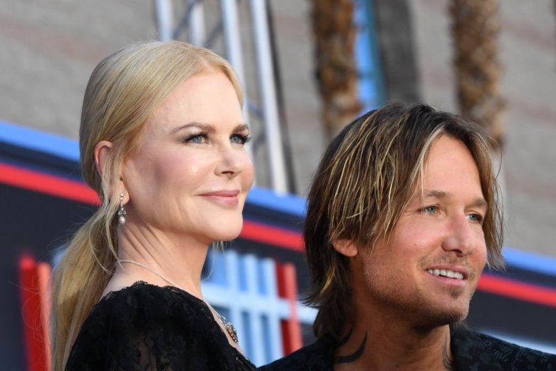 Keith Urban and Nicole Kidman arrive for the 54th Academy of Country Music Awards
