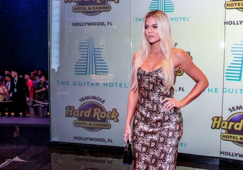 Khloe Kardashian attends the Grand Opening of the Guitar Hotel expansion at Seminole Hard Rock Hotel