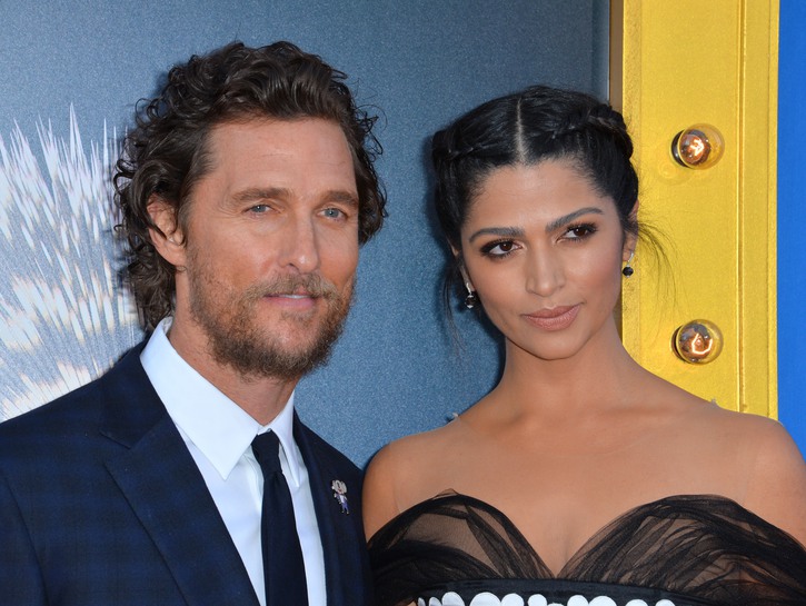 Matthew McConaughey and wife Camila Alves