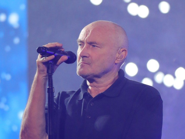 Phil Collins singing at USTA Billie Jean King National Tennis Center