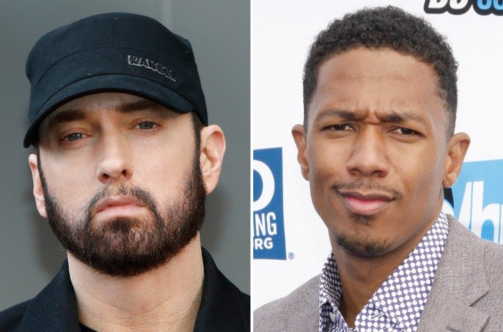 Rapper Eminem and Nick Cannon feud