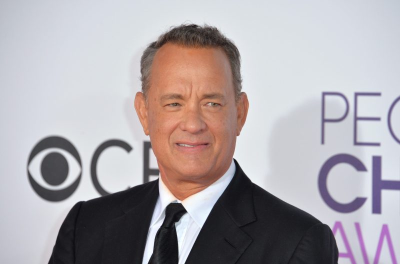 Tom Hanks at the People's Choice Awards in 2017