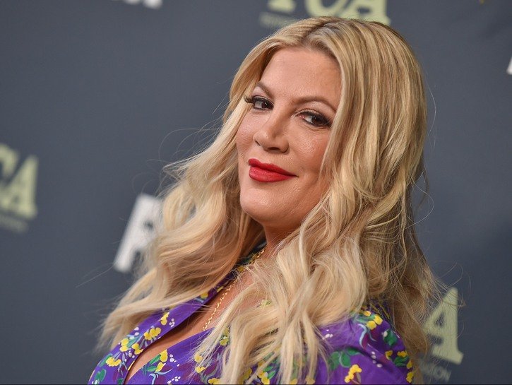 Tori Spelling at FOX Winter TCA 2019