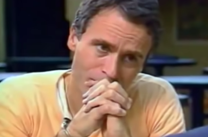 Serial killer Ted Bundy being interviewed while on Death Row