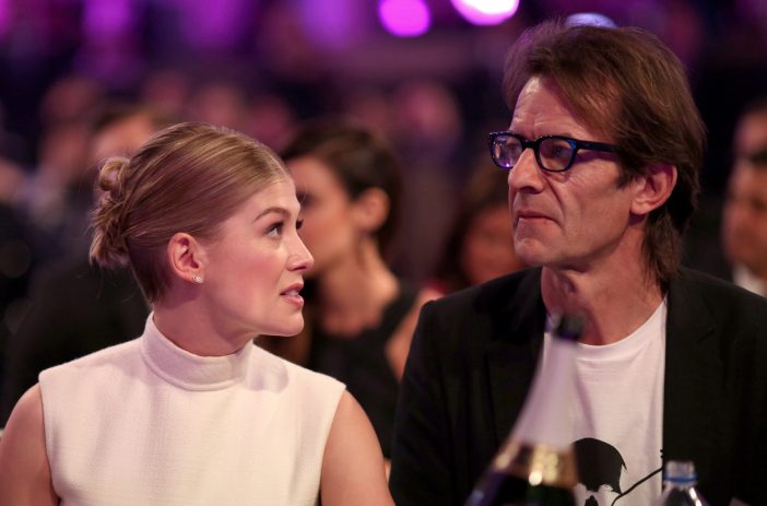 Rosamund Pike and her partner Robie Uniacke at the 20th annual Critics' Choice Awards in 2015