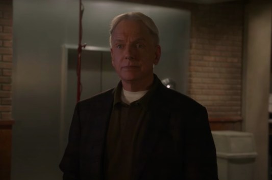 screenshot of Mark Harmon as Gibbs on NCIS