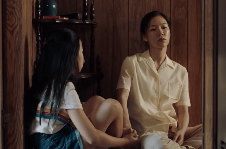 Screengrab from the Minari trailer featuring Yeri Han as 'Monica Yi'