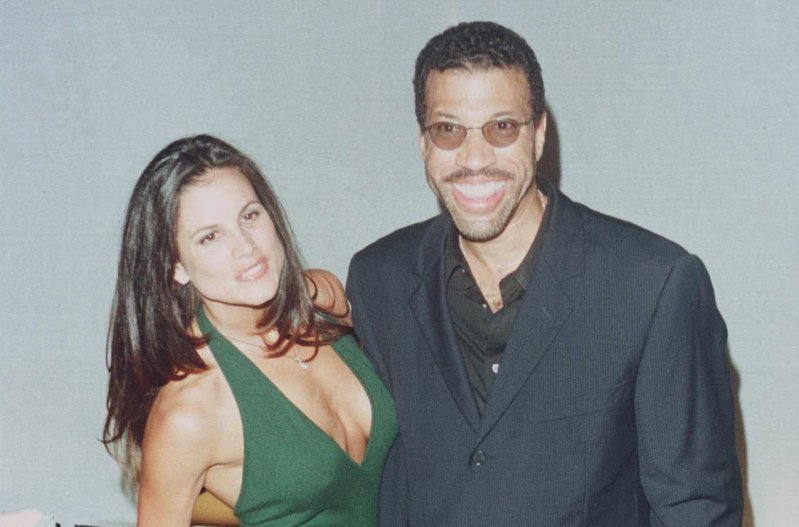 Lionel Richie and his ex-wife Diane Alexander at a party for Italian Vogue in 1996