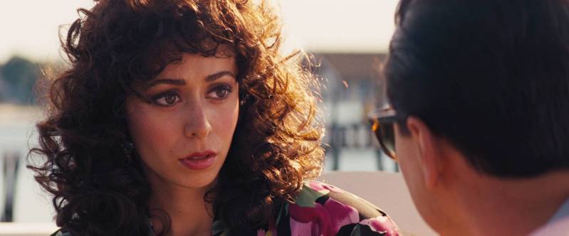 Screen grab of Cristin Milioti in The Wolf of Wall Street, a character inspired by Denise Lombardo.