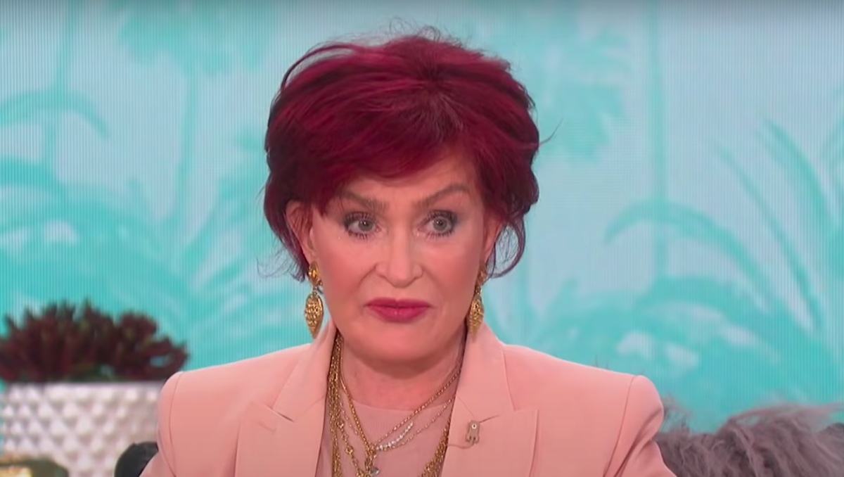 screenshot of Sharon Osbourne on the talk