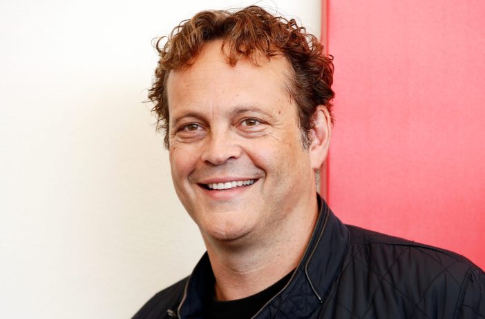 Vince Vaughn with longer hair and wearing a black jacket in 2018