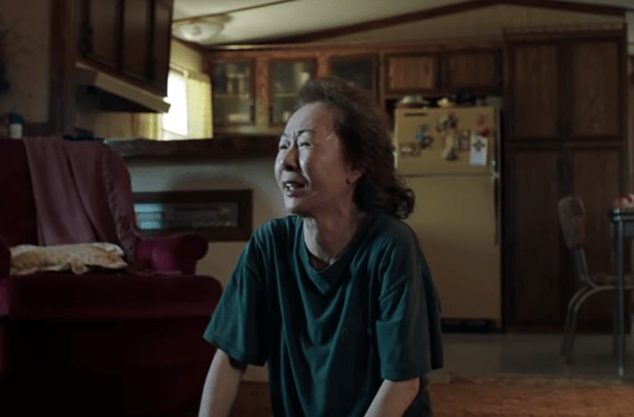 Korean actress Yuh-Jung Youn in the Minari trailer