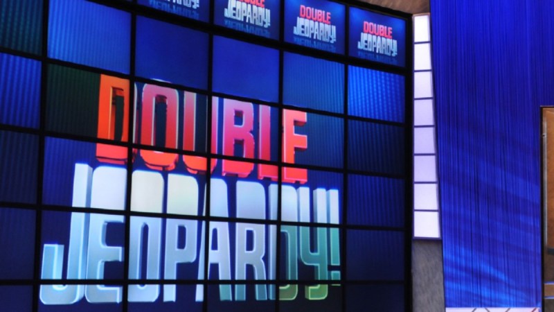 The set of the game show Jeopardy!