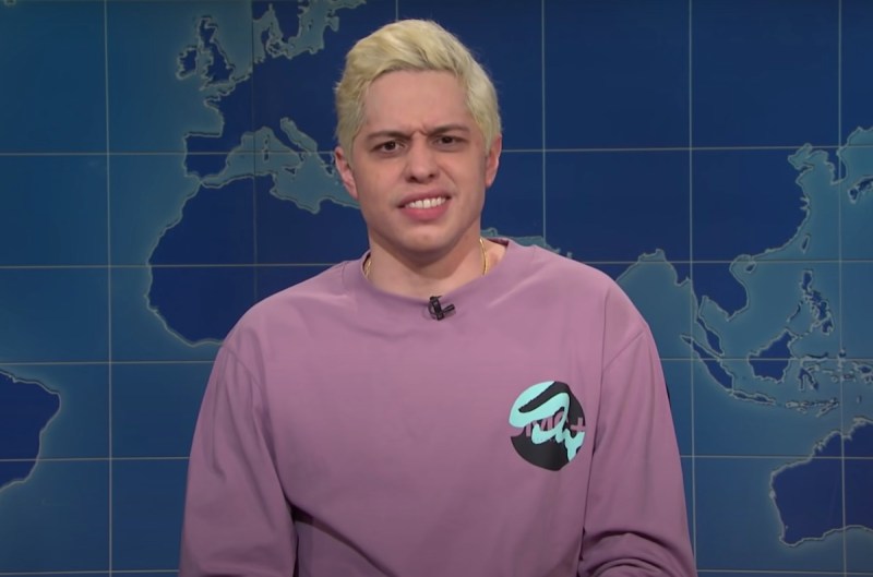 screenshot of Pete Davidson on SNL
