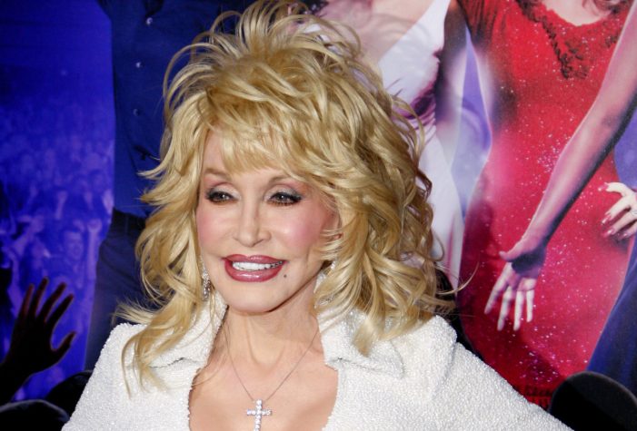 Dolly Parton at the 'Joyful Noise' premiere in 2012.