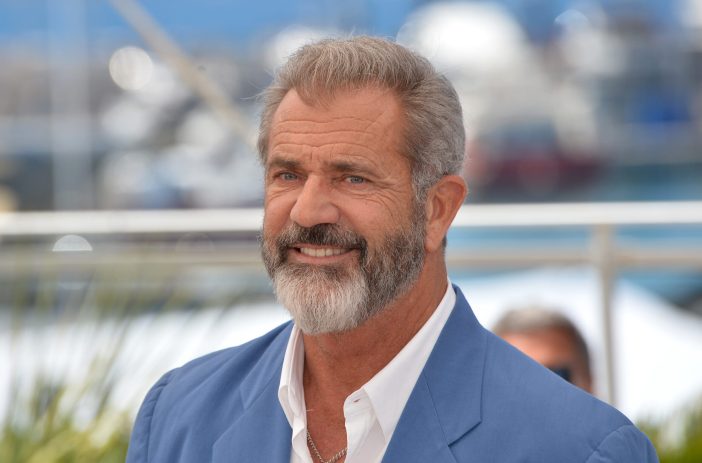 Mel Gibson at the photocall for "Blood Father" in France in 2016.
