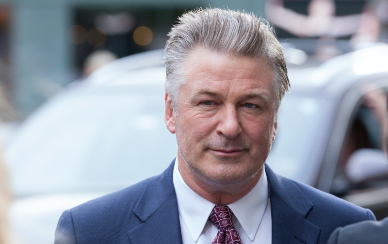 Alec Baldwin in a blue suit