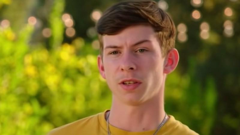 Cecil Ray wears a yellow shirt as he gives an interview on American Idol