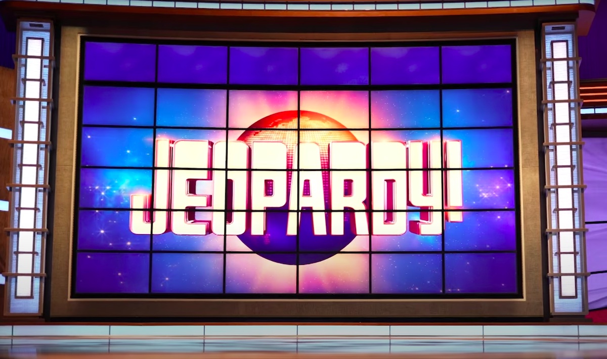 screenshot of the opening board of Jeopardy