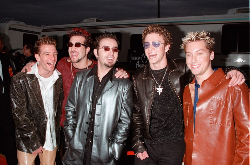 The NSYNC members in the early 2000s.