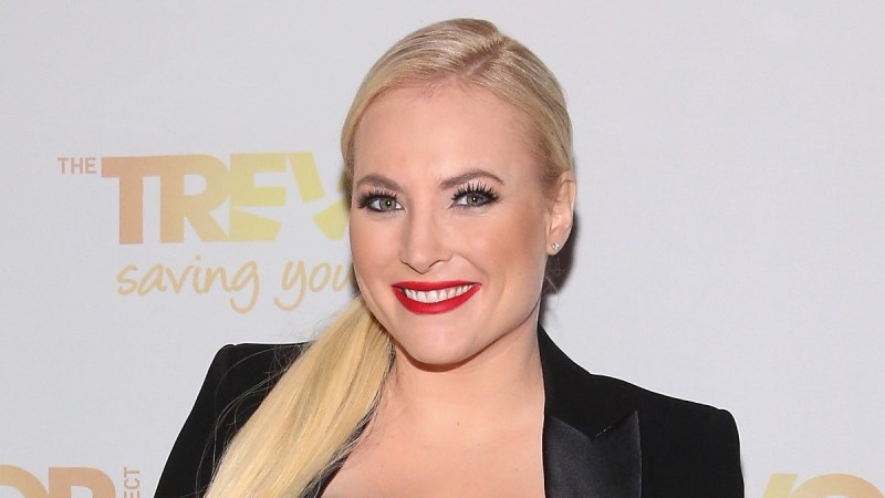 Meghan McCain wears a black pant suit to a Trevor Project event