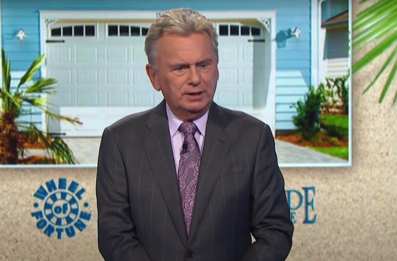 screenshot of Pat Sajak hosting Wheel of Fortune