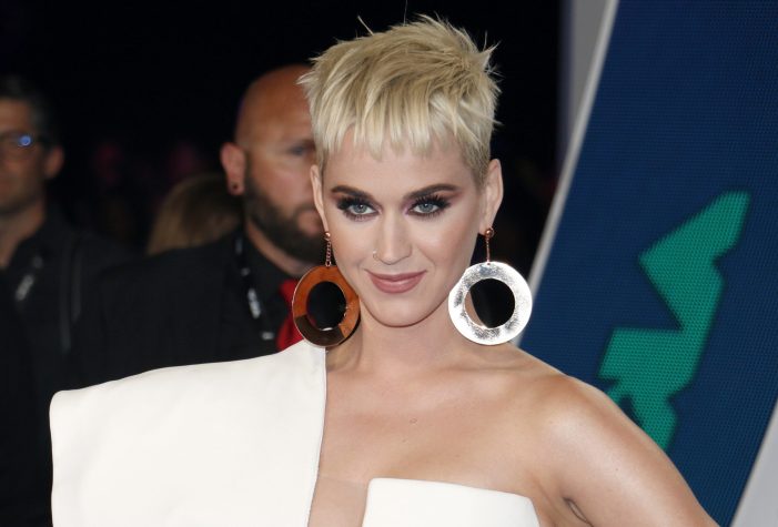 Cover image of Katy Perry in a fashionable ensemble.