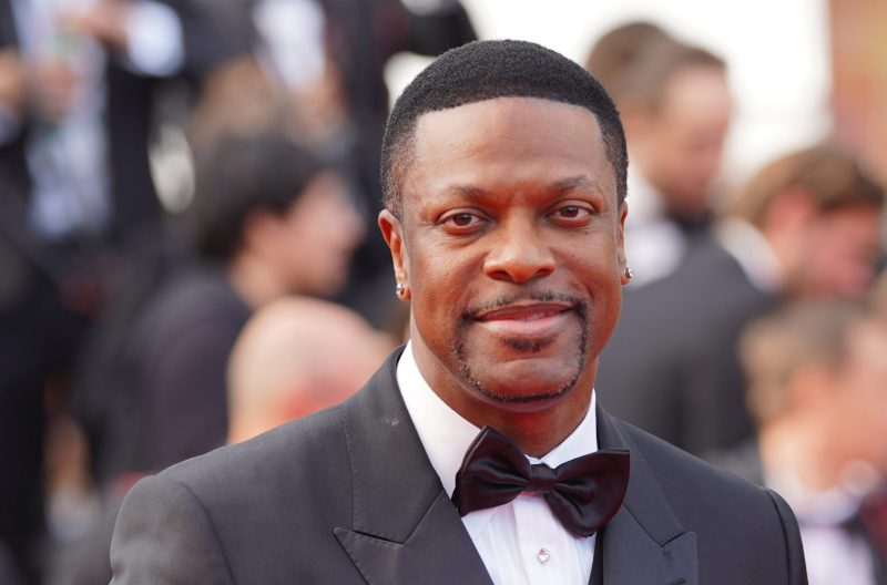 Chris Tucker wearing a tuxedo at Cannes Film Festival in 2019
