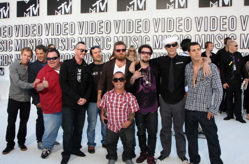 The cast of 'Jackass' at the MTV VMAs.