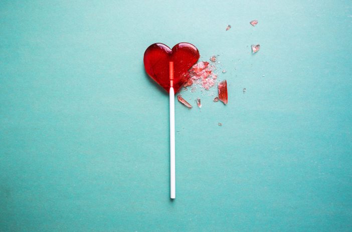 Crushed Heart Lollipop