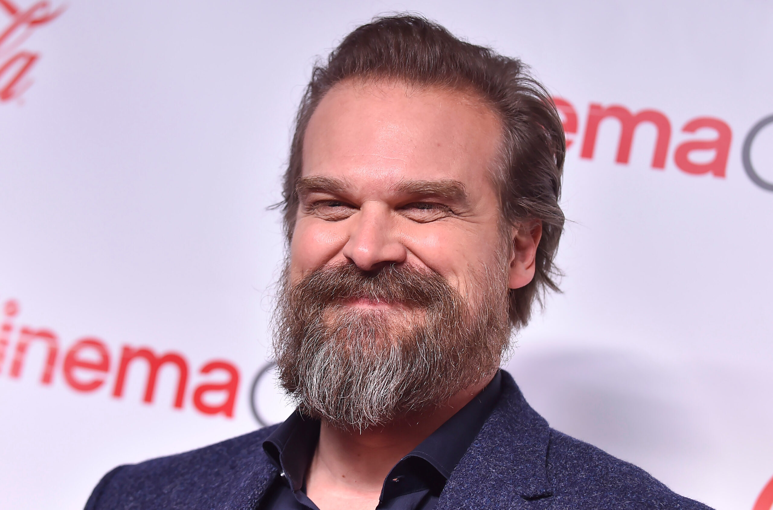 David Harbour smiling