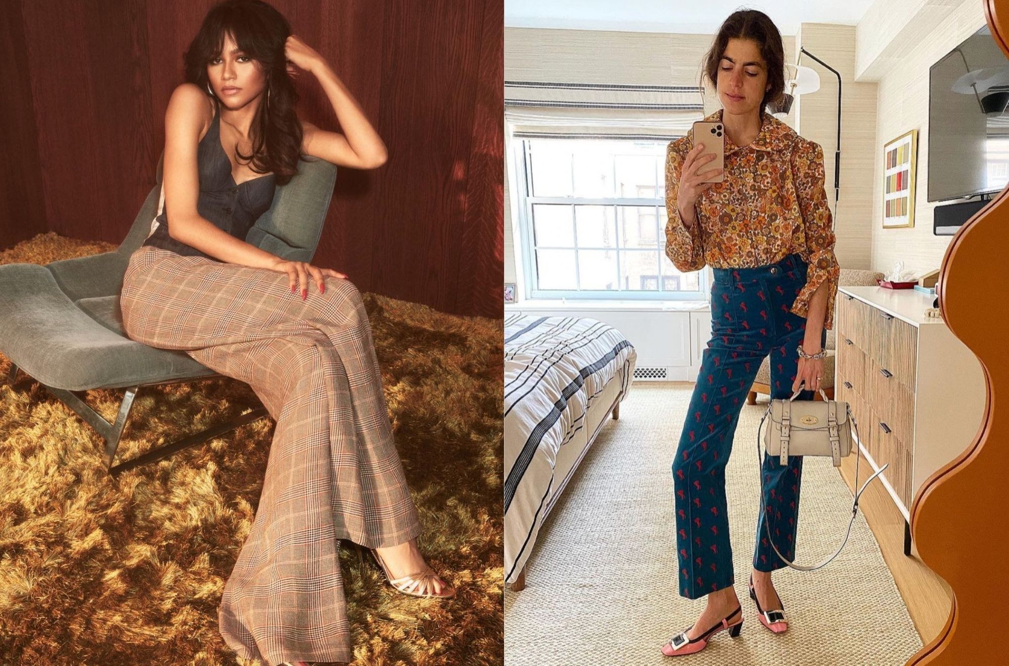 Image of Zendaya and Leandra Medine Cohen on Instagram.