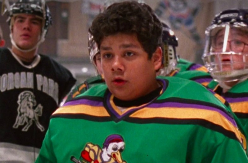 Screenshot of Shaun Weiss as Goldberg in The Mighty Ducks