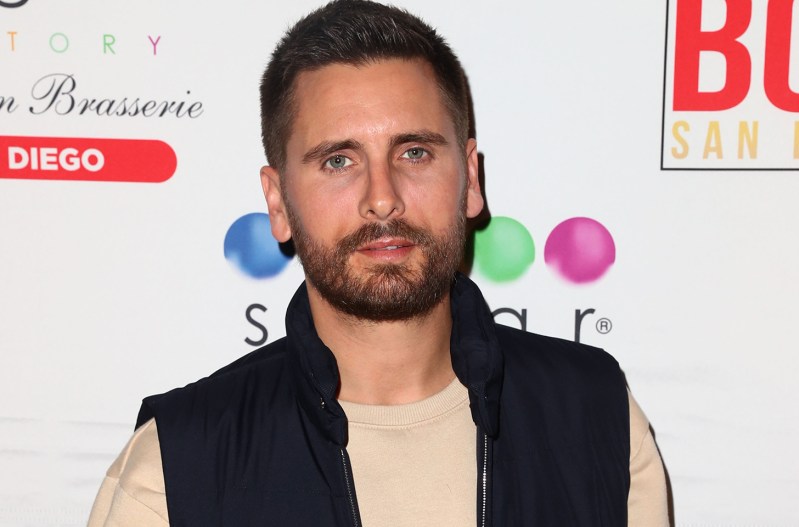 Close up of Scott Disick