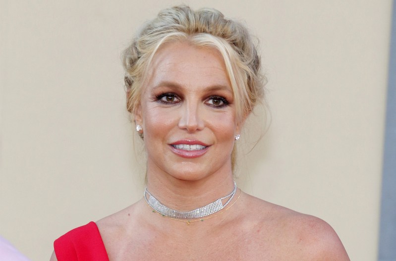 Briteny Spears looking concerned.